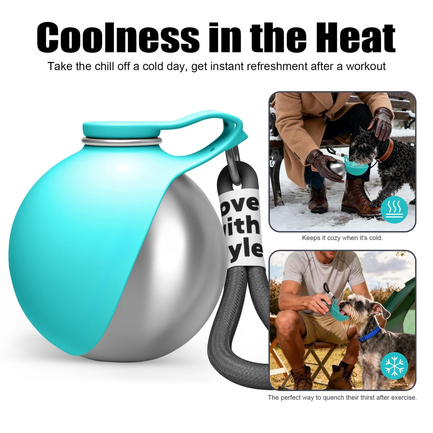 Portable Stainless Steel Water Bottle