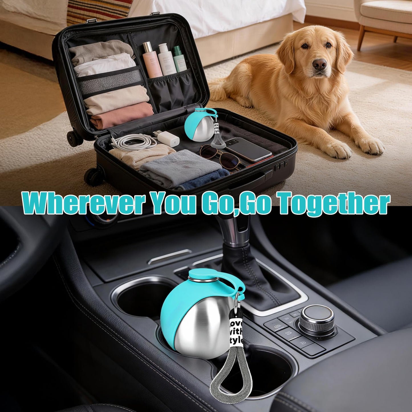 Portable Stainless Steel Water Bottle